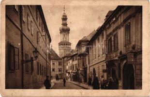 Sopron, Várostorony, Kolostor utca, kiadja Monsberger Gottfrid