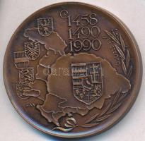 Fritz Mihály (1847-) 1990. "Mathias Rex / MÉE Szeged" Mátyás király halálának 500. évfordu...