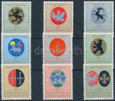 1969-1971 Coat of Arms (I.)-(III.) sets, 1969-1971 Címerek (I.)-(III.) sorok