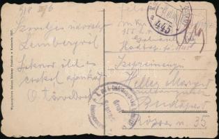 Austria-Hungary Field postcard &quot;EP 445 a&quot; Tábori posta képeslap &quot;EP 445 a...