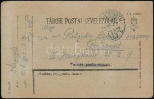 1918 Tábori posta levelezőlap / Field postcard TP 415 b