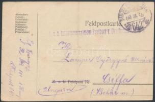 1918 Tábori posta levelezőlap "TP 642", 1918 Field postcard "TP 642"