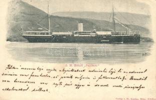SMS Pelikan, Minenschiff / K.u.K. Kriegsmarine / Kaiserliche Marine, minelayer (fa)