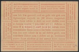 Tábori posta levelezőlap &quot;M.kir. 7. honvéd tábori ágyus ezred aknavető üteg&quot; + &am...