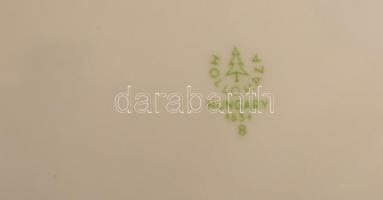 Hollóházi hamutálak (2 db) , matricás, jelzett, hibátlan, d: 19 cm