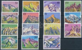1989-1993 Hegyek motívum sorok és önálló értékek, 1989-1993 Mountains sets ans stamps