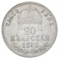 1870GYF 20kr Ag "Váltó Pénz" (2,80g) T:2
Adamo M10.1