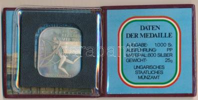 1982. "VIII. Női Kézilabda VB - Magyarország" Ag emlékérem eredeti tokban tanúsítvánnyal (...