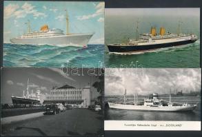 25 db MODERN motívumos képeslap; hajó / 25 modern motive postcards; ship