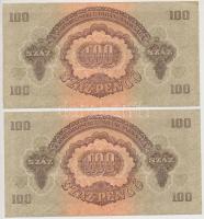 1944. 100P "A Vörös Hadsereg Parancsnoksága" (5x) sorszámkövetők T:I- Adamo P47