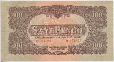 1944. 100P "A Vörös Hadsereg Parancsnoksága" (5x) sorszámkövetők T:I- Adamo P47