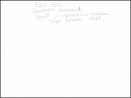 cca 1970-1980 3 db. színes HÉV fotó, köztük a szentendrei HÉV-ről, egy kocsiszínről, és egy vezetőrő...