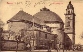 Szatmárnémeti, Satu Mare; székesegyház, kiadja Cseplák Bálintné / cathedral (EK)