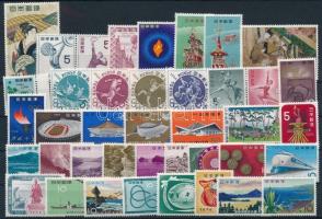 1958-1969 40 db bélyeg, közte teljes sorok stecklapon, 1958-1969 40 stamps with sets