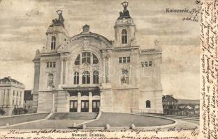 Kolozsvár, Cluj; Nemzeti színház / theatre (ázott / wet damage)