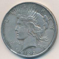 Amerikai Egyesült Államok 1922. 1$ Ag "Peace" T:2-,3 ph. USA 1922. 1 Dollar Ag "Peace...