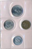 1973. 2f-10Ft 9klf "Magyar Népköztársaság" forgalmi érméi fekete műbőrtokban T:1