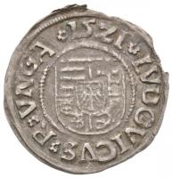 1521K-A Denár Ag "II. Lajos" (0,48g) T:2 ki.
Huszár: 841., Unger I.: 673.n