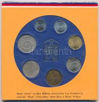 Csehszlovákia 1962-1989. 5h-5K (7xklf) szett tokban T:1,2
Czechoslovakia 1962-1989. 5 Haleru - 5 Ko...