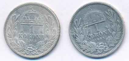 1893KB-1915KB 1K Ag Ferenc József (2xklf) T:2,2-,3