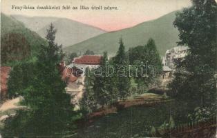 Fenyőháza, Lubochna; Északkelet felé az Ilka útról, Feitzinger Ede No. 657. / panorama view (EK)