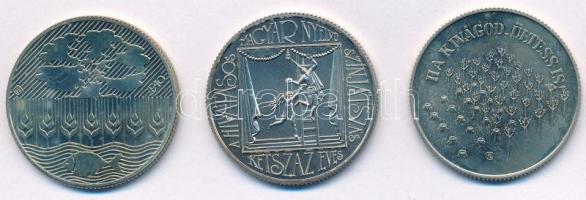 1984. 100Ft Cu-Ni "FAO III." + 1985. 100Ft alpakka "FAO IV." + 1990. 100Ft Cu-Ni...