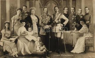 Unsere Kaiserfamilie / Wilhelm II, Kronprinz Wilhelm, Auguste Victoria