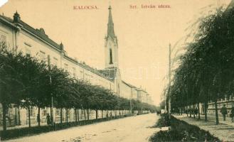 Kalocsa, Szent István utca, W. L. Bp. 6360. (EM)