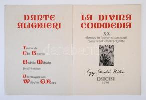 Dante: La Divina Commedia. Kolozsvár, 1976, Dacia. Kiadói papírkötésben, magyar, olasz, román és ném...