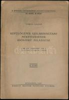 Varga László: Repülőgépek szilárdságtani méretezésének időszerű feladatai. Mérnöki Továbbképző Intézet Kiadványai VII. kötet, 10. füzet. Budapest, 1942, Királyi Magyar Egyetemi Nyomda. Kiadói papírkötésben, picit viseltes borítóval.