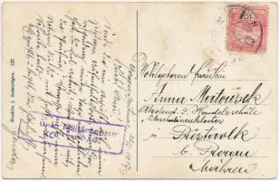 Görgényszentimre, Gurghiu; Erdőőri szakiskola; kiadja Bischitz J. / forest guard school