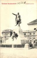 Kecskemét, Kossuth szobor, kiadja Fekete Schwartz Soma