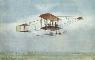 The Farman Biplane, Raphael Tuck & Sons Oilette Famous Aeroplanes 9943. (EB)