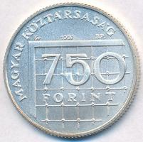 1997. 750Ft Ag "Labdarúgó Világbajnokság" T:BU kis szennyeződés Adamo EM148