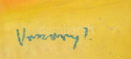 Vaszary jelzéssel: Lido. Pasztell, papír, üvegezett keretben, 35×50 cm