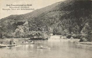Trencsénteplic, Trencianske Teplice; Baracska-tó, uszoda / lake, swimming pool