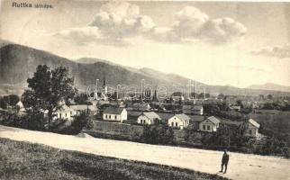 Ruttka, Vrútky; látkép az útról, kiadja Sochán P. / panorama from the road