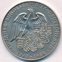 Németország 1989. "40 éves az NSZK - A berlini fal leomlása 1989. november 9." Cu-Ni emlék...