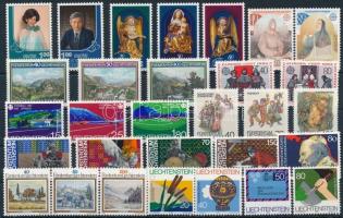 1982-1983 10 klf sor + 1 önálló érték, 1982-1983 10 sets + 1 stamp