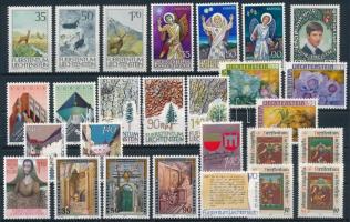 1986-1987 9 sets + 2 stamps, 1986-1987 9 klf sor + 2 önálló érték