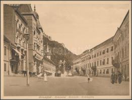 Herkulesfürdő, Baile Herculane; - 11 db régi nagyméretű (18 cm x 23 cm), nem képeslap hátoldalú lap ...