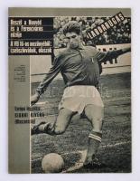1970 Labdarúgás XVI. évfolyam, 1970 1-12. szám, teljes évfolyam, kiadói papírkötésben, változó állap...