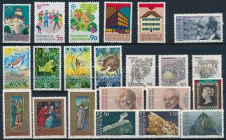 1989-1990 7 sets + 3 stamps 1989-1990 7 klf sor + 3 önálló érték