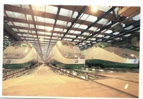 39 db MODERN megíratlan motívumos képeslap; vonat / 39 modern unused motive postcards; trains, locom...