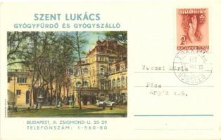 Budapest II. Szent Lukács gyógyfürdő és gyógyszálló, Zsigmond utca 25-29. Klösz