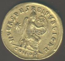 Kelet Római Császárság Arcadius 383-408. Solidus Konstantinápoly Au 4,25g T:3 k,ü RR!!