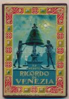 cca 1930-1940 Ricordo di Venezia leporello, 32 képpel, a leporello ketté szakadt, az egyik kép szakadt. / cca 1930-1940 Ricordo di Venezia leporello with 32 pictures, with some damage.