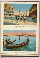 cca 1930-1940 "Ricordo di Venezia" leporello, 32 képpel, a leporello ketté szakadt, az egy...
