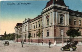 Szabadka, Subotica; Törvényszék / court, automobile (EB)