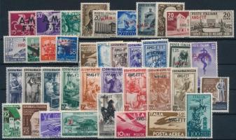 1952-1954 39 diff stamps, 1952-1954 39 klf bélyeg